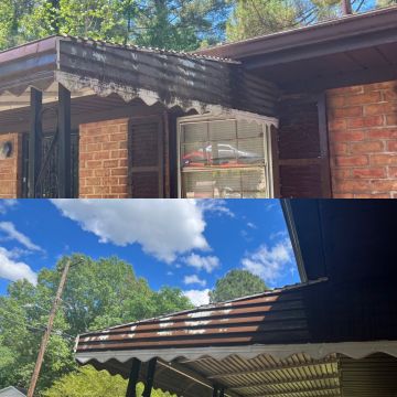 Awning Cleaning in North Durham by Triangle Future Pressure Washing LLC